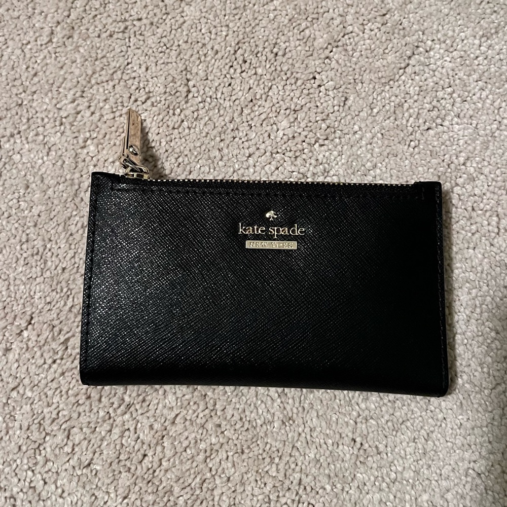 Kate Spade Morgan Small Slim Bifold Wallet- Black
